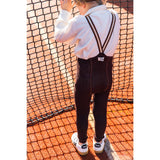 Silly Silas Chocolate Brown Striped Footless Tights