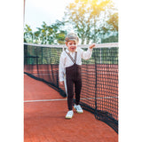 Silly Silas Chocolate Brown Striped Footless Tights