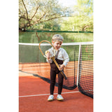 Silly Silas Chocolate Brown Striped Footless Tights