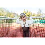 Silly Silas Chocolate Brown Striped Footless Tights