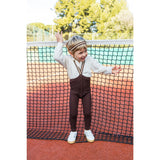 Silly Silas Chocolate Brown Striped Footless Tights