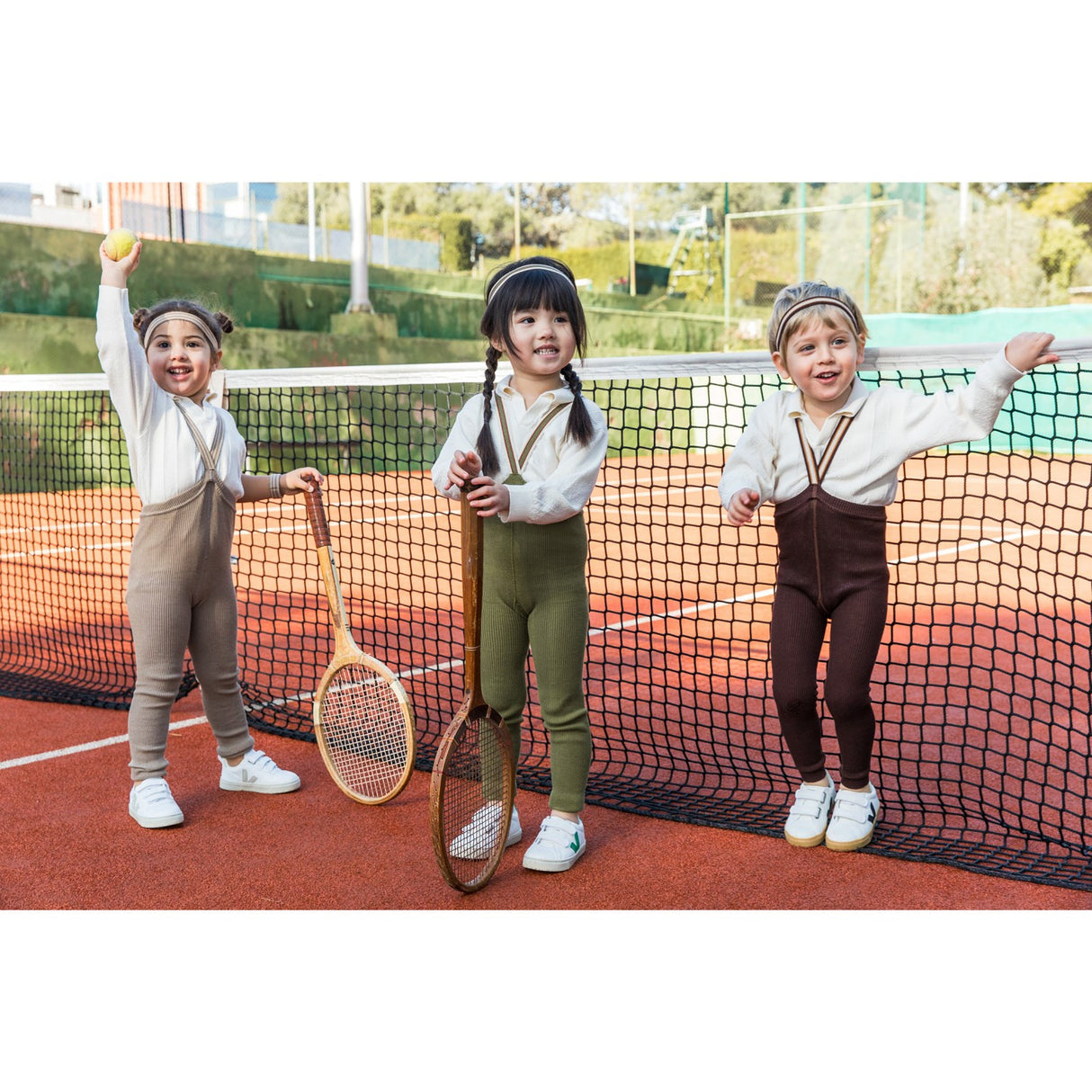 Silly Silas Chocolate Brown Striped Footless Tights