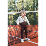 Silly Silas Chocolate Brown Striped Footless Tights