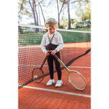 Silly Silas Chocolate Brown Striped Footless Tights