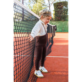 Silly Silas Chocolate Brown Striped Footless Tights