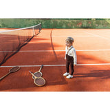 Silly Silas Chocolate Brown Striped Footless Tights