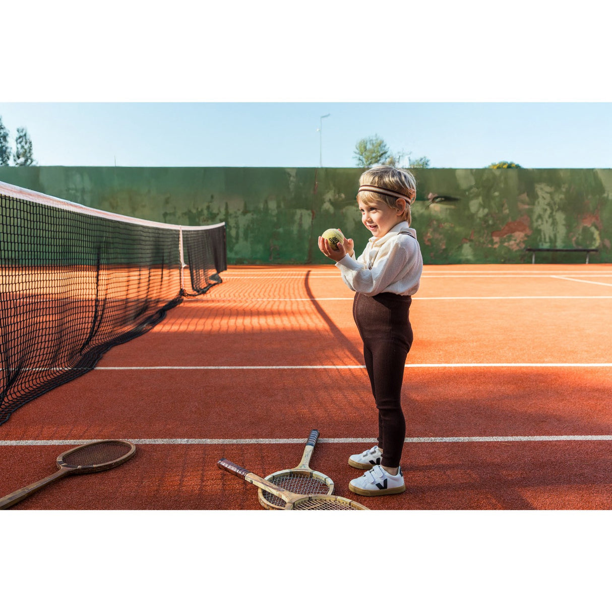 Silly Silas Chocolate Brown Striped Footless Tights