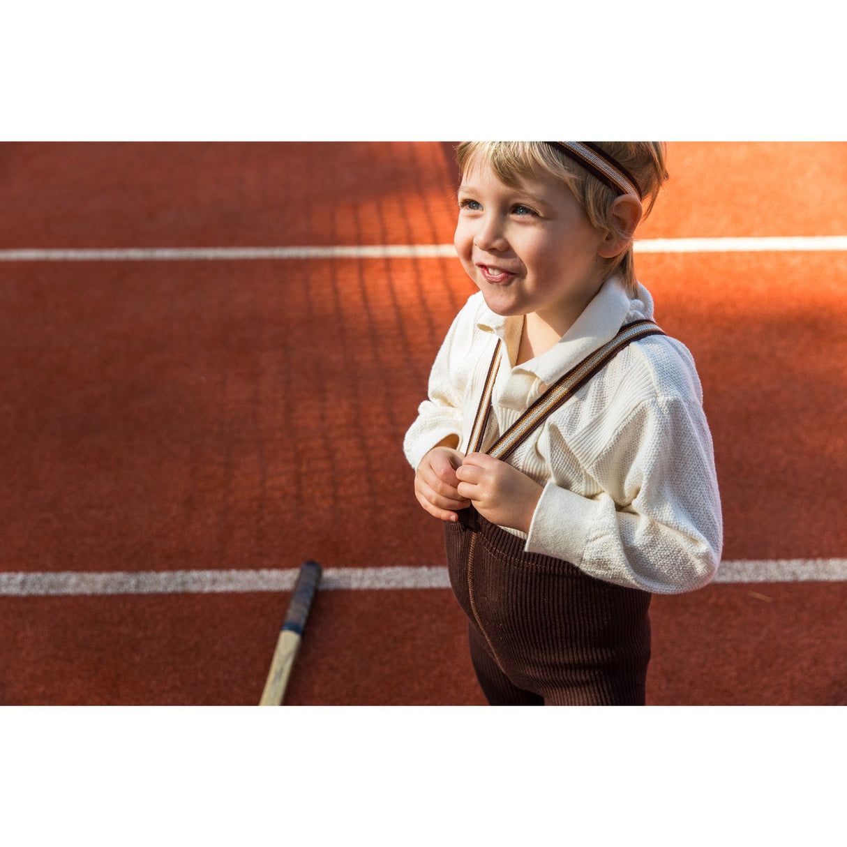 Silly Silas Chocolate Brown Striped Footless Tights