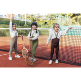 Silly Silas Chocolate Brown Striped Footless Tights