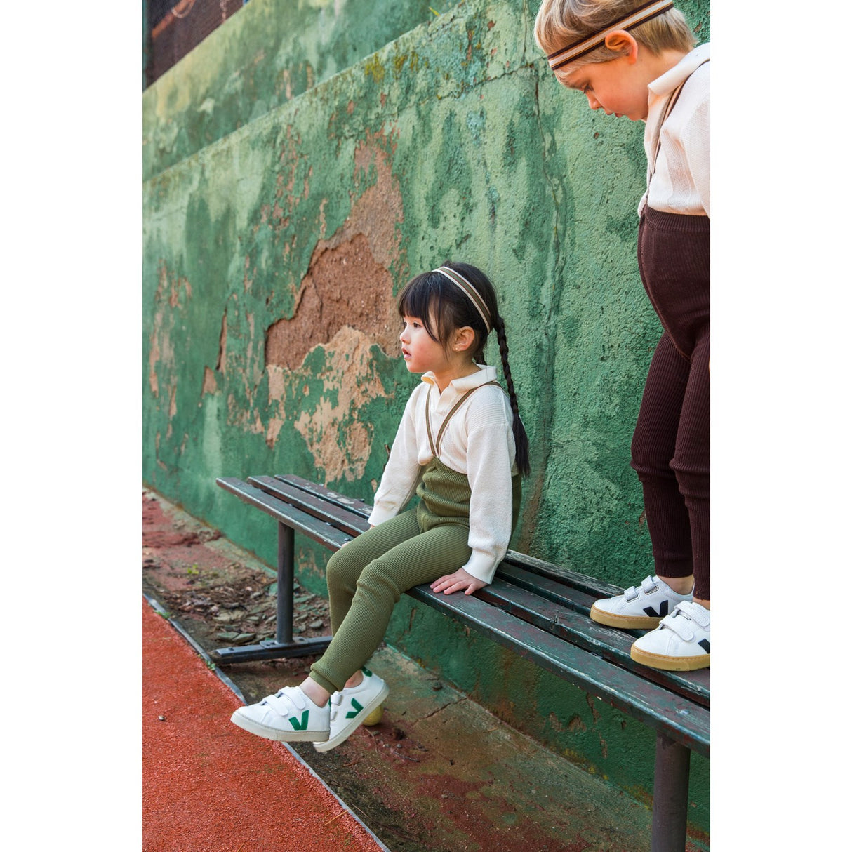 Silly Silas Chocolate Brown Striped Footless Tights