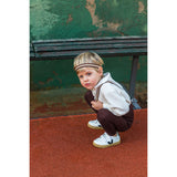 Silly Silas Chocolate Brown Striped Footless Tights