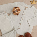 Wheat Summer Blue Stripe Shirt Shelby