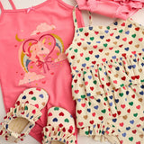 Konges Sløjd Coeur Coloré Manuca Frill Swimsuit Grs