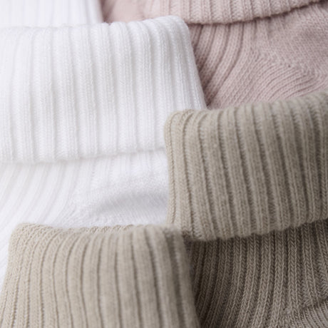 Minymo Shell Baby Sock Rib 3-Pack