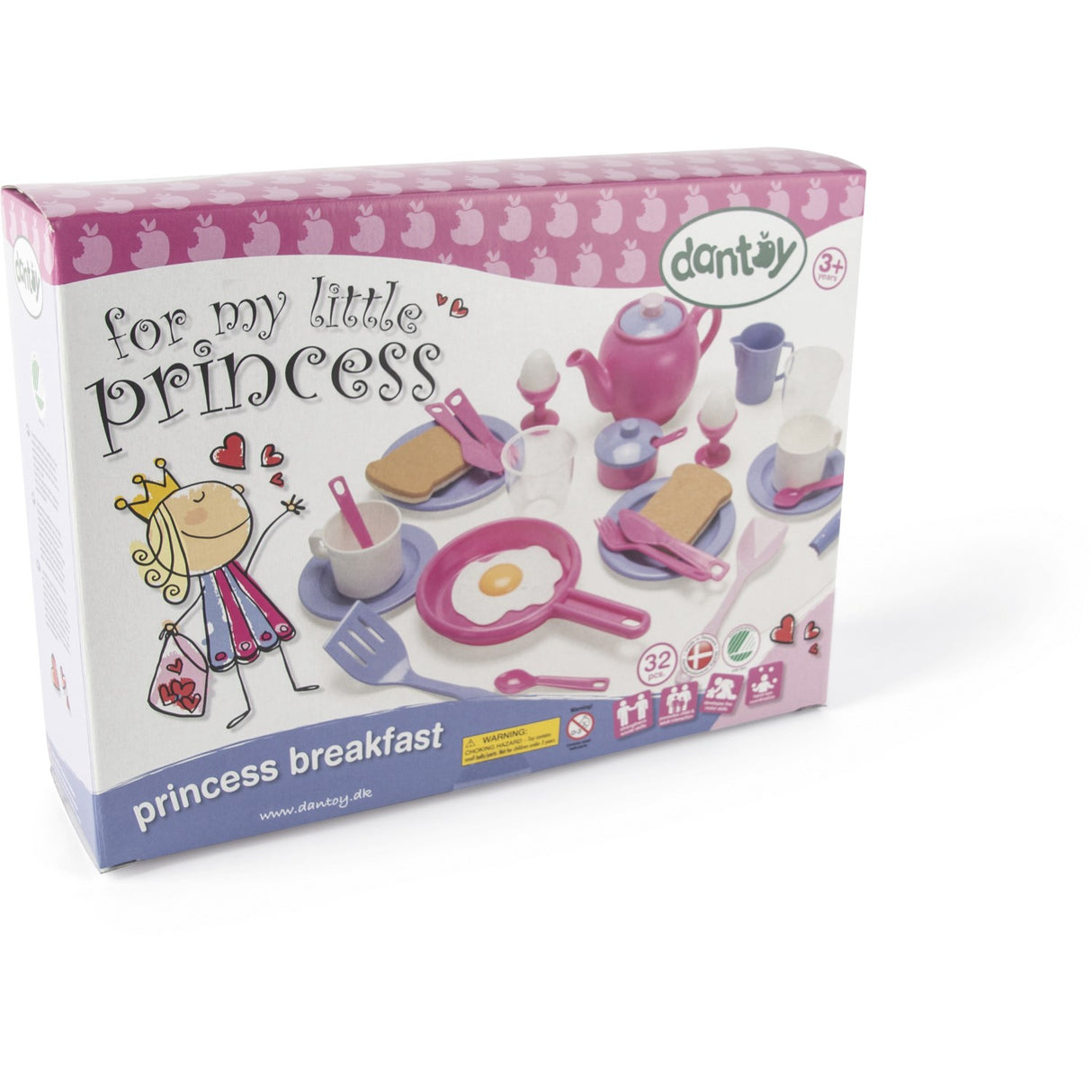 Dantoy My Little Pincess Breakfast Set in a Box 32 Pieces