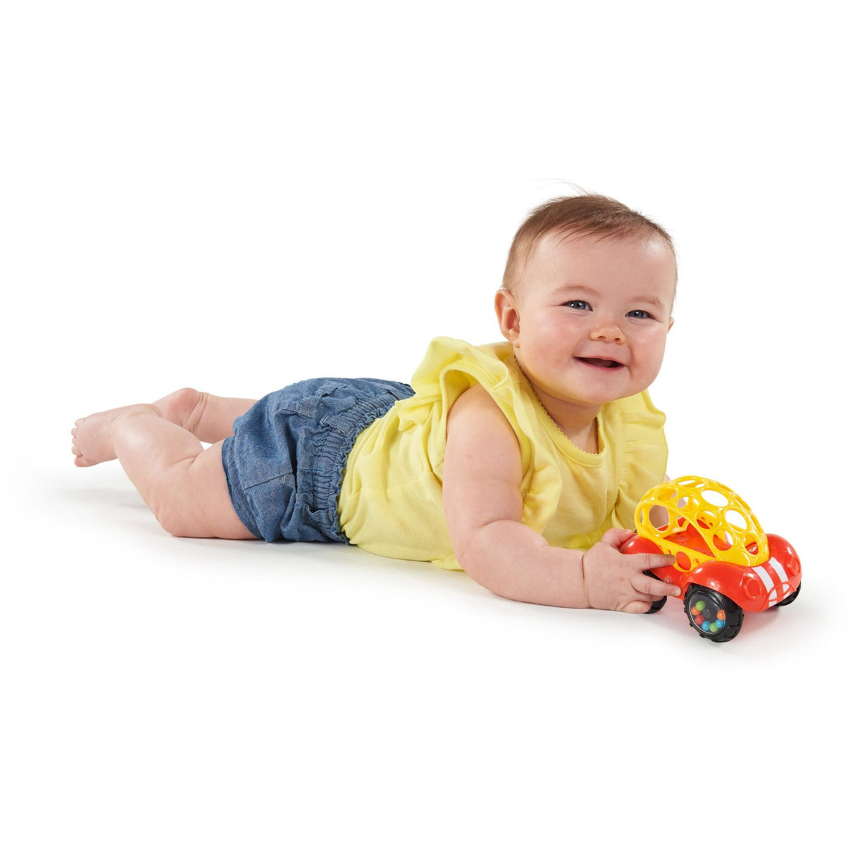 Bright Starts Red Toy Car Rattle & Roll Buggie™