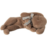 Maileg Sleeping Bunny Plush, Small - Soft Brown
