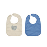 OYOY Erik Elephant Bib 2-Pack