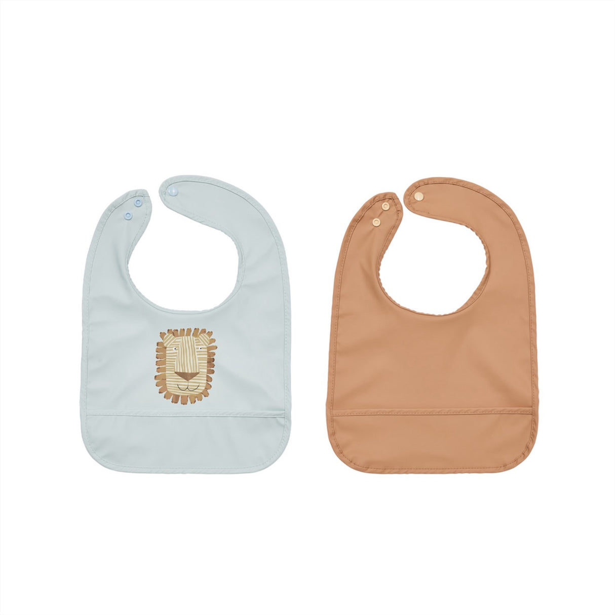 OYOY Lobo Lion Bib 2-Pack