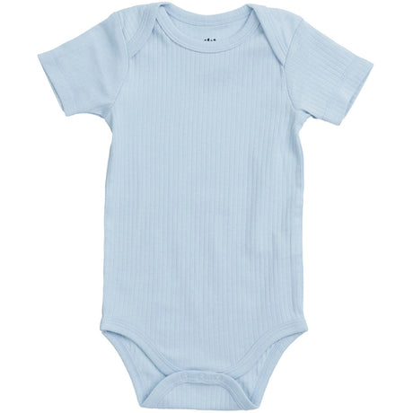 COPENHAGEN COLORS Lt. Blue Rib Jersey Short Sleeve Body