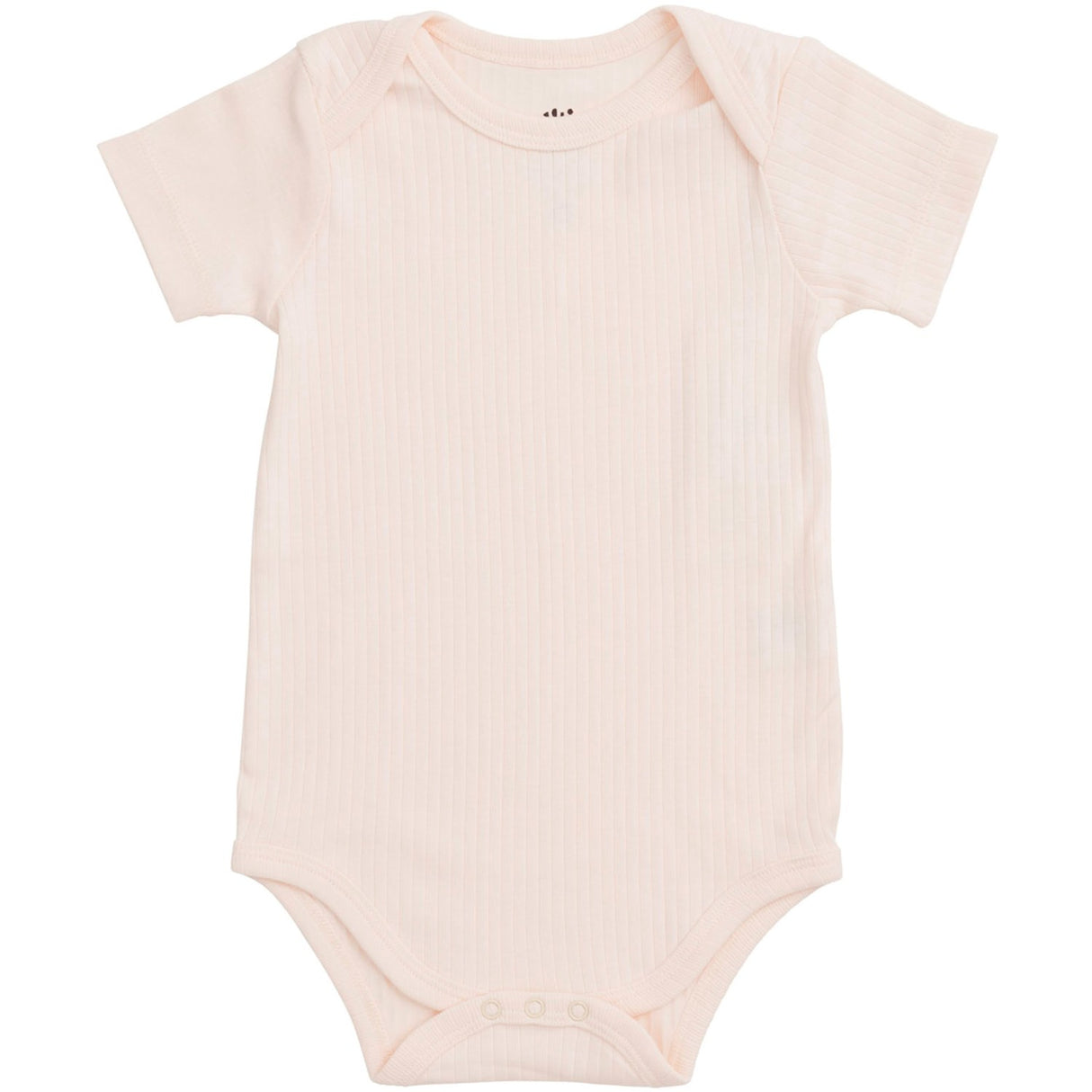 COPENHAGEN COLORS Soft Pink Rib Jersey Short Sleeve Body