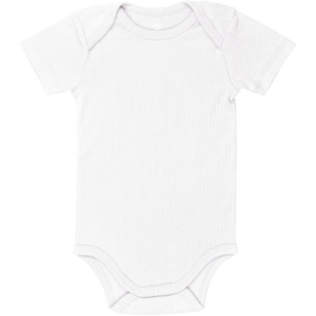 COPENHAGEN COLORS White Rib Jersey Short Sleeve Body