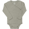 COPENHAGEN COLORS Lt. Grey Baby Rib Jersey Body Crossover W. Longsleeve