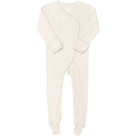 COPENHAGEN COLORS Cream Rib Jersey Full Body Crossover