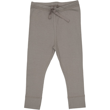 COPENHAGEN COLORS Lt. Grey Rib Jersey Leggings W. String