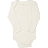 COPENHAGEN COLORS Cream Rib Jersey Long Sleeve Body