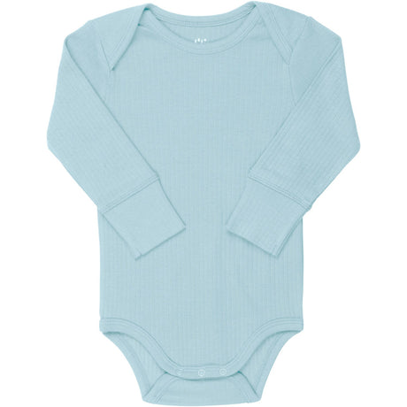 COPENHAGEN COLORS Lt. Blue Rib Jersey Long Sleeve Body