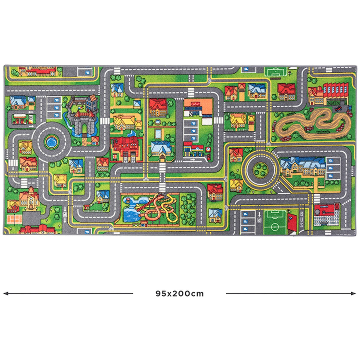 Rebel Roads City Life Carpet - 95 X 200 Cm