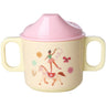 Rice Fun Fair Print Pink Melamine 2 Handle Baby Cup