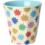Rice Fun Fair Print Mint Melamine Cups Small 6 Pack