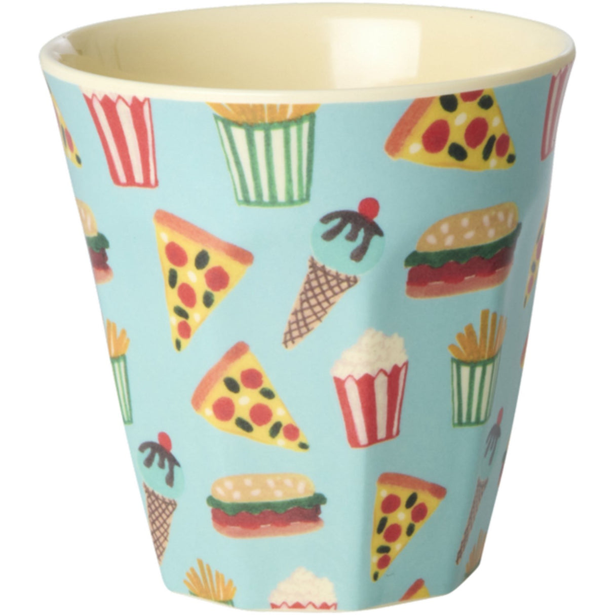 Rice Fun Fair Print Mint Melamine Cups Small 6 Pack