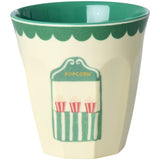 Rice Fun Fair Print Mint Melamine Cups Small 6 Pack