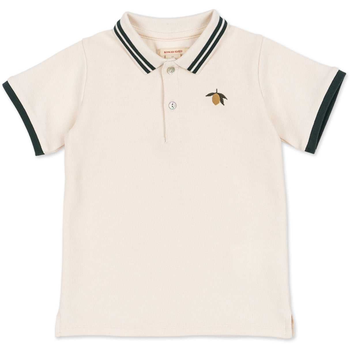 Konges Sløjd Antique White Florian Polo Shirt Gots