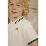 Konges Sløjd Antique White Florian Polo Shirt Gots