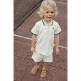 Konges Sløjd Antique White Florian Polo Shirt Gots