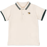 Konges Sløjd Antique White Florian Polo Shirt Gots