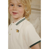 Konges Sløjd Antique White Florian Polo Shirt Gots