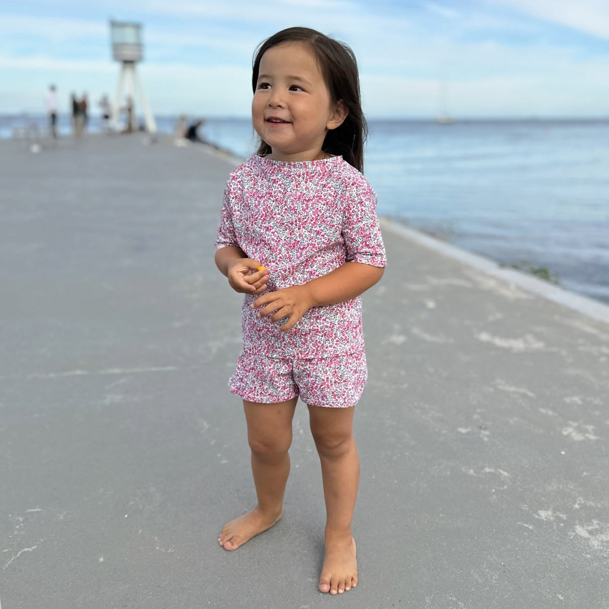 Petit Crabe Wiltshire Bud Alexa Swim Shorts - Made With Liberty© Fabric