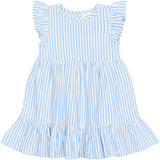 THE NEW Siblings X Luksusbaby Blue Fog Striped Ojo Dress