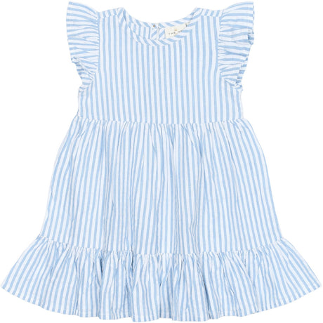 THE NEW Siblings X Luksusbaby Blue Fog Striped Ojo Dress