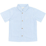 THE NEW Siblings X Luksusbaby Blue Fog Striped Ojo Shirt