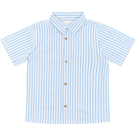 THE NEW Siblings X Luksusbaby Blue Fog Striped Ojo Shirt