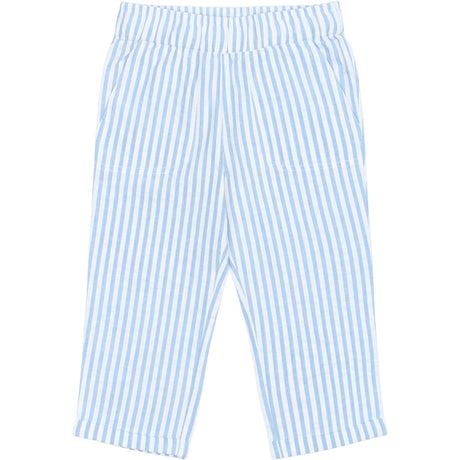 THE NEW Siblings X Luksusbaby Blue Fog Striped Ojo Pants