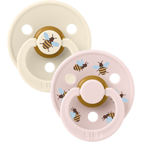 Bibs Ivory Mix Pacifier Studio Colour Bumblebee Latex 2-Pack