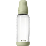 Bibs Sage Glass Baby Bottle Round Latex Medium Flow