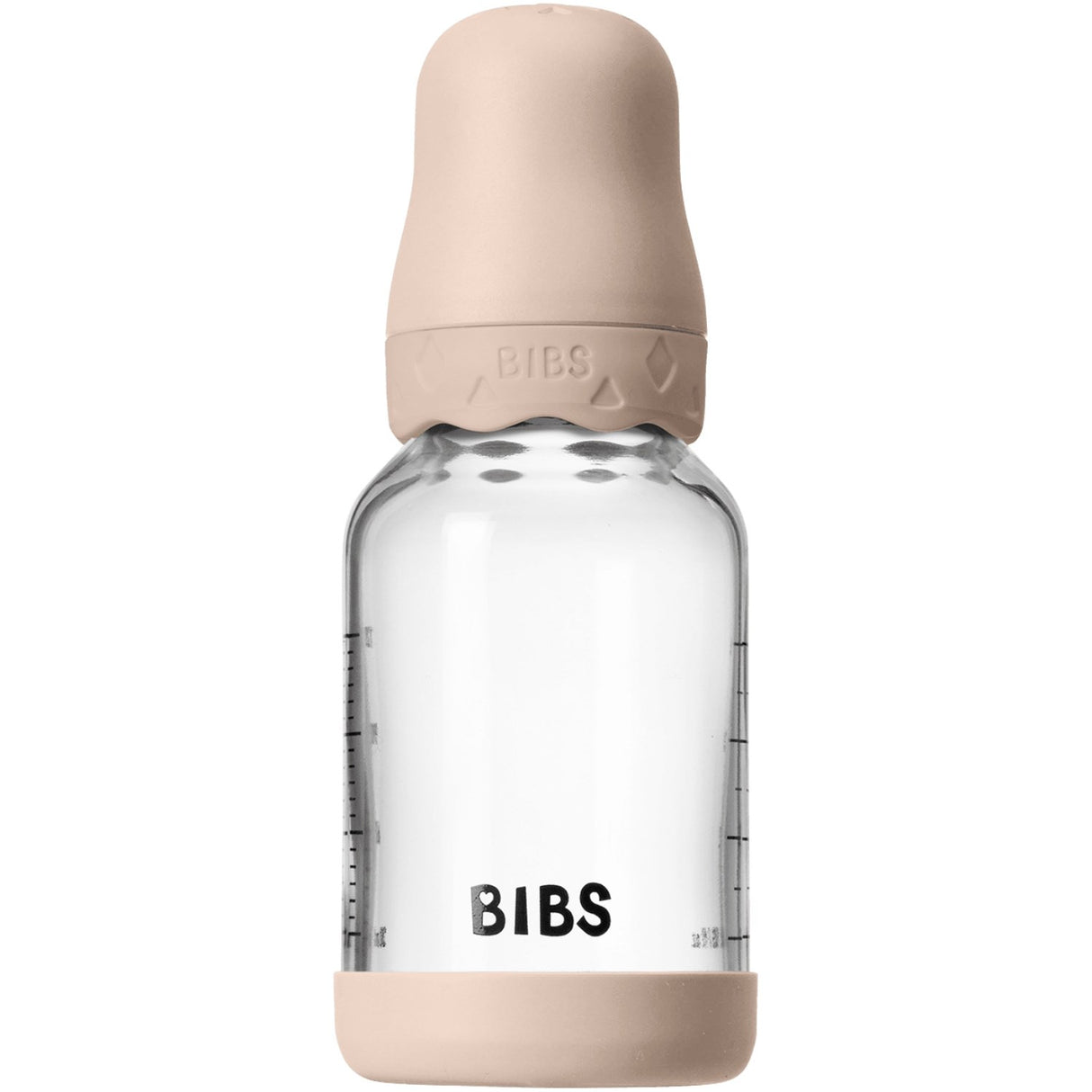 Bibs Blush Glass Boheme Baby Bottle Round Latex Slow Flow